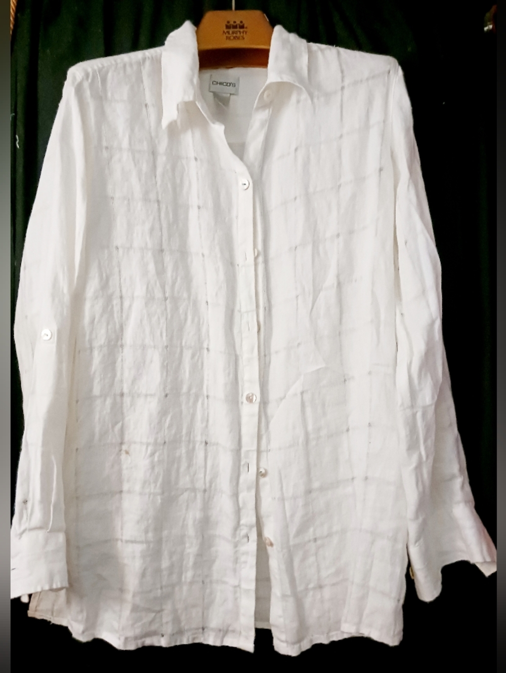White Chico's Linen Short